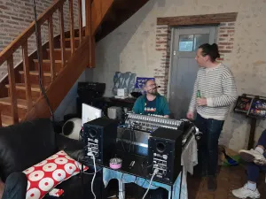 Le groupe punk Mauvais Joueur au studio Pink Flamingo